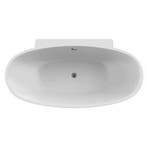 Vrijstaand Ligbad Allibert Asara 165x80x58 cm Ovaal Mat Wit, Doe-het-zelf en Verbouw, Sanitair, Ophalen of Verzenden, Nieuw, Overige typen