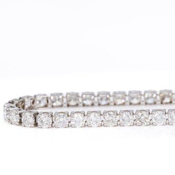 Zonder minimumprijs - Armband - 14 karaat Witgoud - 4.50ct., Nieuw