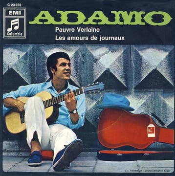 Single vinyl / 7 inch - Adamo - Pauvre Verlaine / Les Amo..., Verzenden, Zo goed als nieuw, 7 inch, Pop
