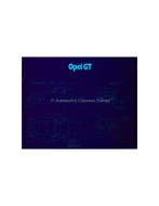 1971 OPEL GT BROCHURE ENGELS (USA), Nieuw, Opel, Author