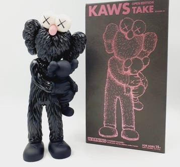 Kaws (1974) - NO RESERVE KAWS Take Black 2020, Antiek en Kunst