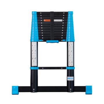 Eurostairs Telescoopladder Black n Blue Professioneel 3,8 m, Verzenden, Nieuw, Ladder, Opvouwbaar of Inschuifbaar