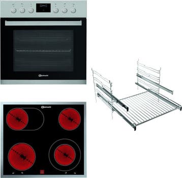 Oven Set Bauknecht HEKO 500 P HIS3EP8V2IN+CHR9642IN, Verzenden, Nieuw