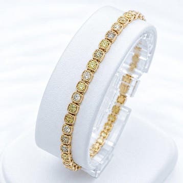 Zonder minimumprijs - Armband - 14 karaat Geel goud -, Nieuw