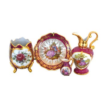 Limoges France - Porseleinen miniaturen, Ophalen of Verzenden