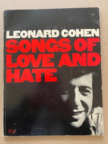 Leonard Cohen Bladmuziek - Songs of love and Hate, Ophalen of Verzenden, Gebruikt, Boek, Tijdschrift of Artikel