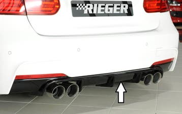 Rieger diffuser | geschikt voor BMW 3-Serie F30 / F31 (335i, Verzenden, Nieuw, BMW