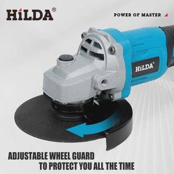 HILDA Brushless Accu Haakse Slijper 700W - 125mm - 2500-9000, Verzenden, Nieuw