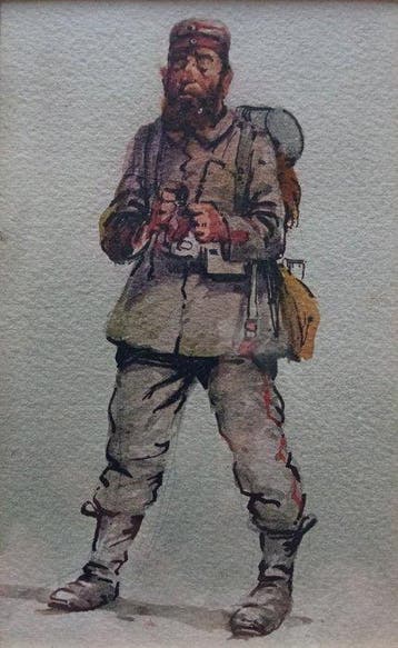 Pierre Albert Leroux (1890-1959) - Ritratto di Soldato al