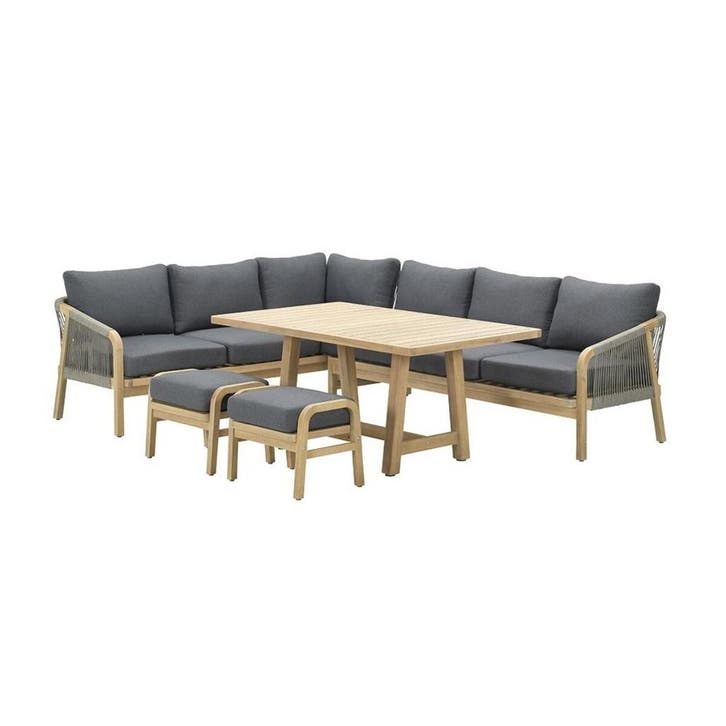 Garden Impressions Alora lounge dining set 5-delig links -, Tuin en Terras, Tuinsets en Loungesets, Verzenden