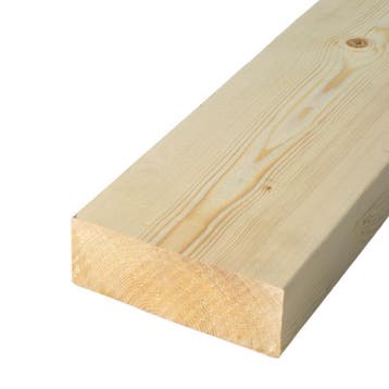 Vuren Balk Geschaafd 75x200, Nieuw, Ophalen of Verzenden, Balk, Vuren