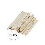 360 naturel ijsstokjes knutselhoutjes 11 x 1,1 cm  - Knuts.., Ophalen of Verzenden, Nieuw