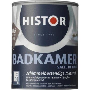 Histor Badkamer Muurverf Zijdeglans - Donkere kleur - 1 l..., Overige kleuren, Nieuw, Ophalen of Verzenden, Verf