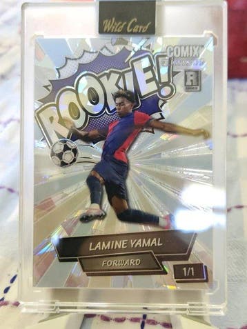 2024 Wild Card Wild Card Comix Platinum Lamine Yamal, Nieuw