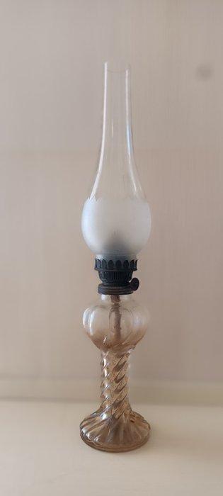 Olielamp - Glas, Metaal - olielamp