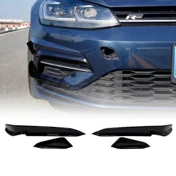 Front Bumper Canards Voor Volkswagen Golf 7.5 (Hatchback) R, Ophalen of Verzenden, Nieuw