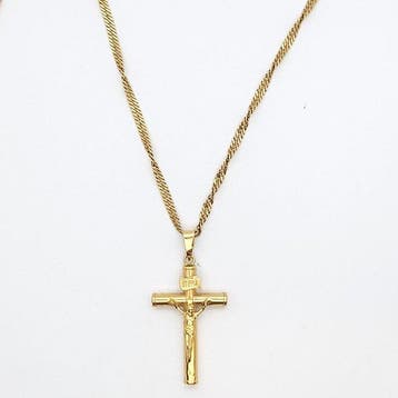 Ketting met hanger - 18 karaat Geel goud