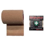Beige ResQ-plast 75mm Zelfhechtende pleisters water en vet r, Diversen, Verpleegmiddelen, Verzenden, Nieuw