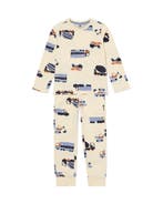 HEMA Kinderpyjama auto gebroken wit van €13.99 voor €9 sale, Verzenden, Nieuw