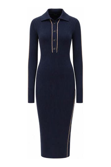 Reiss Jurk in maat S Blauw, Reiss, Verzenden, Zo goed als nieuw, Blauw