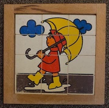 Educo Puzzel Kind onder de paraplu (12 stukjes), Verzenden, Nieuw