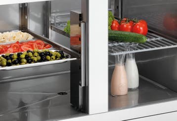 Bartscher Saladette | 260L | 2 Deuren | Boven 2x 1/1 GN + 3x, Ophalen of Verzenden, Nieuw
