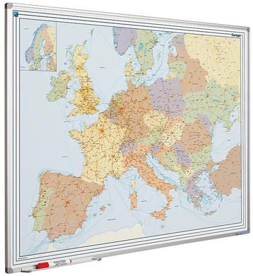 Whiteboard landkaart - Europa, Ophalen of Verzenden, Nieuw in verpakking