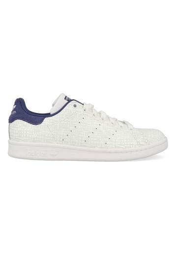 Adidas Stan Smith CQ2819 Wit Blauw-36 2/3, Kleding | Dames, Schoenen, Verzenden, Nieuw, Wit