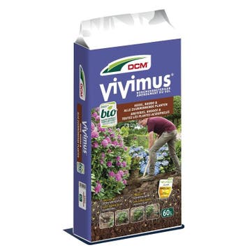 Vivimus® Heide, Rhodo & alle Zuurminnende planten 60l, Ophalen of Verzenden