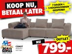 Coast Hoekbank nu €799.- Betaal in 3x zonder rente!!, Huis en Inrichting, Banken | Bankstellen, Nieuw