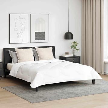 vidaXL Hoofdkussen 2 st 80 x 80 cm Veren Wit, Verzenden, Nieuw, Wit