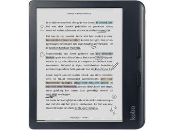 Kobo -  Libra Colour  - 7 Inch - 32 Gb  - Zwart, Computers en Software, E-readers, Verzenden, 7 inch, Wi-Fi, 16 GB of meer