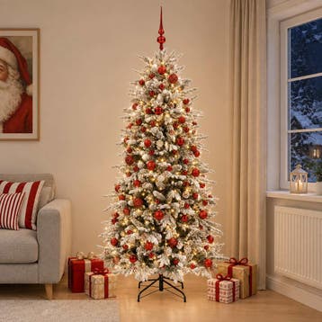 vidaXL Kunstkerstboom met Ballen 180 cm 300 LEDs Warmwit PE, Verzenden, Nieuw