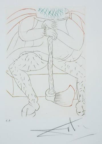 Salvador Dali (1904-1989) - Shakespeare : Henry VIII