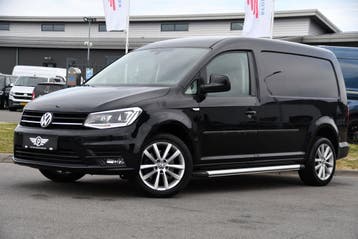 Volkswagen Caddy 2.0 TDI L2H1 Maxi Highline, Gebruikt, Euro 6, Volkswagen, Zwart