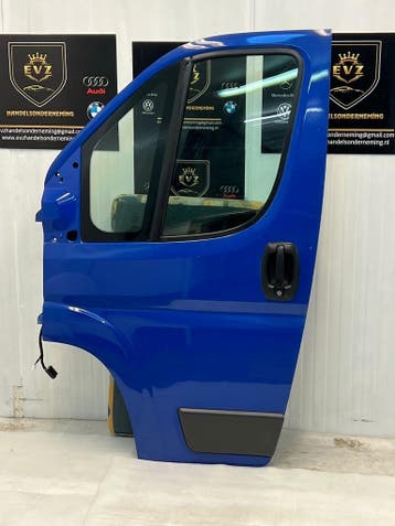 Peugeot Boxer 2.0 portier 2-deurs links voor bj.2016 blauw, Gebruikt, Voor, Peugeot, Deur