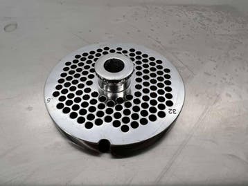 HCB RVS Plaat voor gehaktmolen maat 32 5 mm 230V Slagerij, Ophalen of Verzenden, Nieuw in verpakking