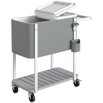 Koelwagen Met 56L Capaciteit, Serveerwagen Met Wielen, Fleso, Verzenden, Nieuw
