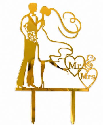 Mr & Mrs taart topper en nog veel meer!, Hobby en Vrije tijd, Taarten en Cupcakes maken, Ophalen of Verzenden, Nieuw, Taarten