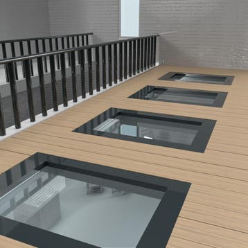 Beloopbaar isolatieglas-Beloopbaar glas 31 mm met geharde to, Ophalen of Verzenden, Nieuw