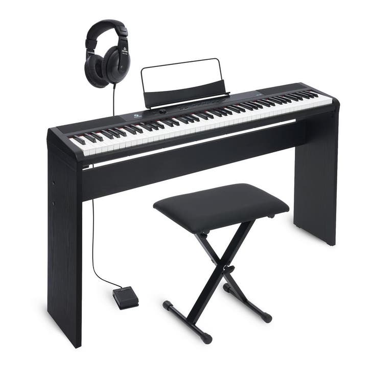 Fazley FSP-200-BK digitale piano starterset #2, Muziek en Instrumenten, Piano's, Verzenden