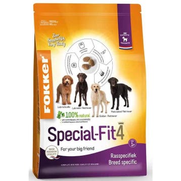 Fokker Special-Fit 4 hondenvoer 13 kg, Dieren en Toebehoren, Verzenden, Hond