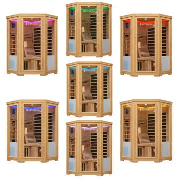 Infraroodcabine Aalborg - 120x120x190 cm - Dubbele Technolog, Verzenden, Nieuw