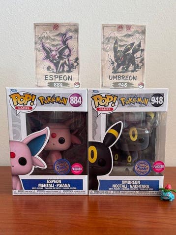 Funko - Funko Pop - Pokémon- Espeon #884 - Umbreon #948 -