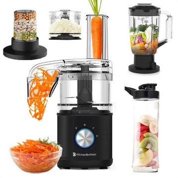 2dekans | KitchenBrothers Foodprocessor - 5 in 1, Ophalen of Verzenden, Gebruikt