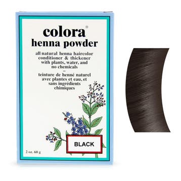 Colora Henna  Kleurpoeder  Black  60 gr, Verzenden, Nieuw