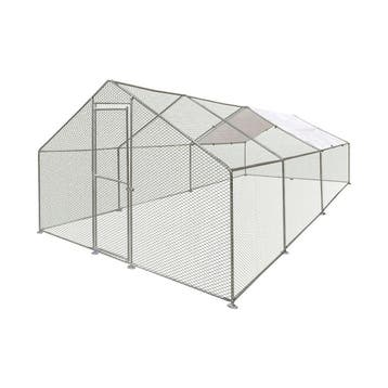 MaxxPet Kippenren - kippenhok metaal - 3x6x2m (Kippenhokken), Dieren en Toebehoren, Pluimvee | Toebehoren, Verzenden, Nieuw