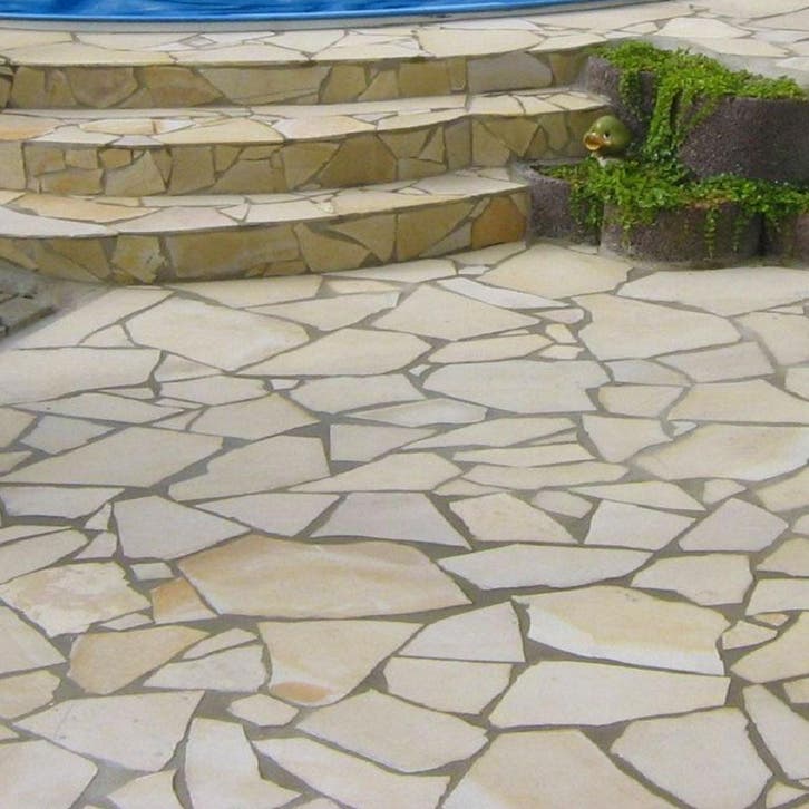 mediterraanse flagstones natuursteen / SCHERPSTE PRIJZEN NL, Tuin en Terras, Tegels en Klinkers, Terrastegels, Nieuw, Natuursteen
