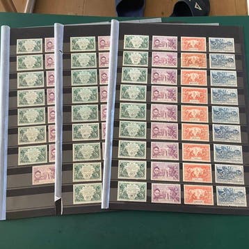 Franse kolonie 1931 - Grandes Series Coloniale : expo van, Gestempeld