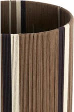 2dekans | Light & Living Lampenkap Medan - Donkerbruin -, Huis en Inrichting, Lampen | Tafellampen, Ophalen of Verzenden, Zo goed als nieuw